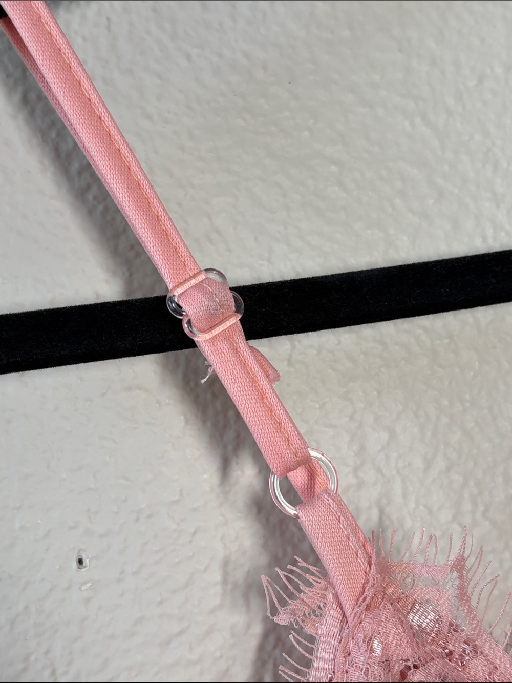 Fringed Pink Sequin Slip Dress - Picture 9 of 9